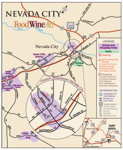 Nevada City Map