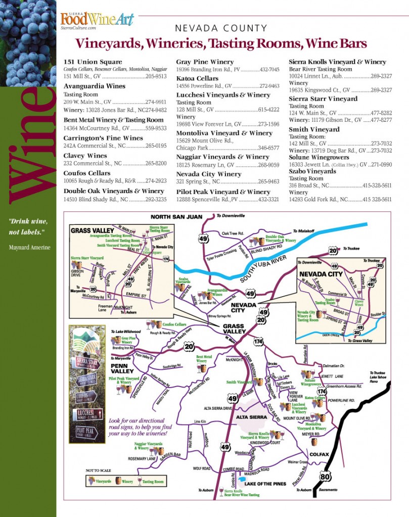 NevadaCountyWineries Sierra FoodWineArt A lifestyle magazine